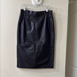 Leather Skirt